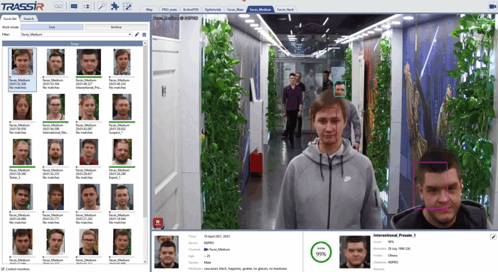 face recognition by cctv camera